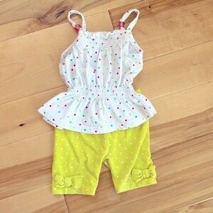 Koala baby 6 month summer tank and short set polka dot
